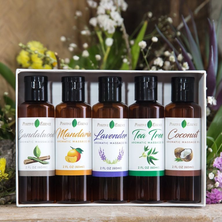 Relaxing Massage Oil Set Positive Essence 