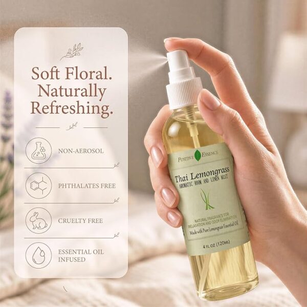 Thai Lemongrass Linen & Room Spray | Positive Essence