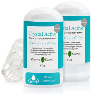 Thai Crystal Mineral Alum Deodorant Stick - 60 g (2 Pack)